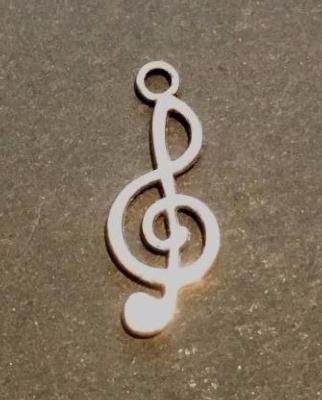 Breloque clef de sol