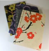 Stage de reliure mardi 31 mai 2022, réalisation d'un cahier  en couture japonaise