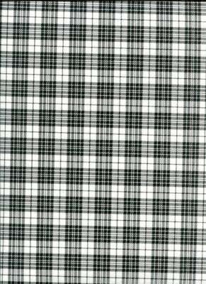 Tartan noir et blanc, papier fantaisie indien