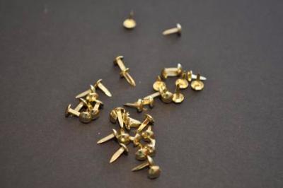 Attaches parisiennes dorées