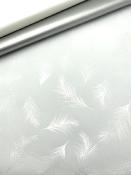 Plume hologramme sur blanc, papier fantaisie