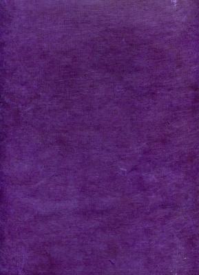 Toilé violet foncé, papier népalais
