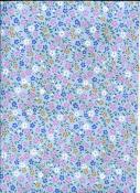 Papier japonais chiyogami, liberty bleu