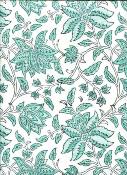 Papier fantaisie indien serpentine verte
