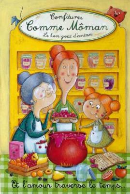 Comme maman, carte postale Amandine Piu