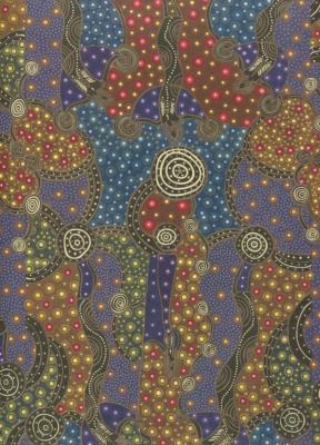 Aborigène, papier fantaisie