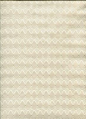 Arlequin beige ivoire et or, papier fantaisie indien