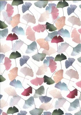 Déluge de ginko, papier fantaisie italien