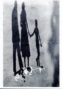 La famille, carte postale