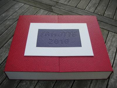 Le grand coffret album photo, fiche technique de cartonnage