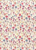 Papier fantaisie italien, mille fiori