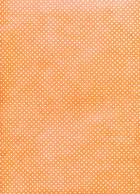 Plumetis orange, papier népalais