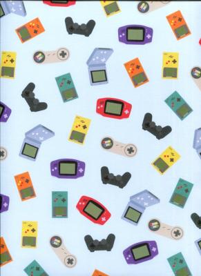 Papier fantaisie anglais, game boy