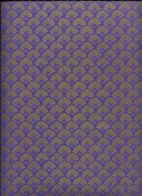 Papier japonais chiyogami ougi violet