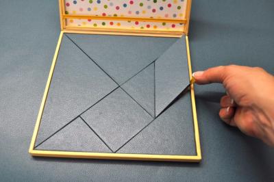 Le tangram, fiche technique de cartonnage
