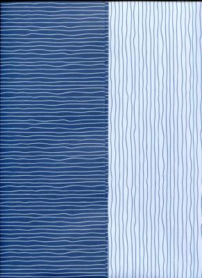 Papier fantaisie recto verso, mer calme