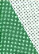 Pois recto verso vert et ivoire, papier fantaisie italien