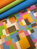 Papier fantaisie, motif et couleur pop