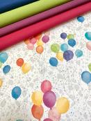 Laché de ballons, papier fantaisie