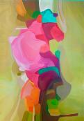 Papier fantaisie, abstrait vert