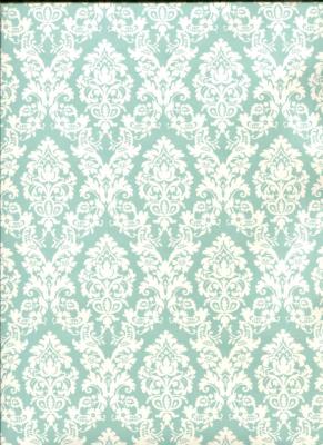 Baroque vert d'eau, papier fantaisie italien