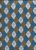 Papier fantaisie indien cocoon bleu pétrole