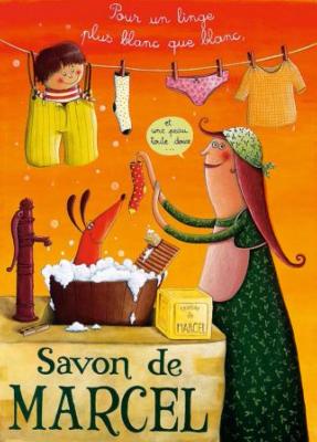 Savon de Marcel, Carte postale Amandine Piu