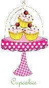 Les cup cake, carte d'art