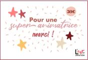 Carte bon cadeau 50 €