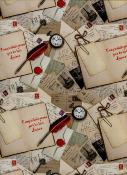 Correspondance, papier fantaisie italien