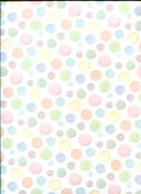 Papier fantaisie pois pastel