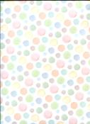 Papier fantaisie pois pastel