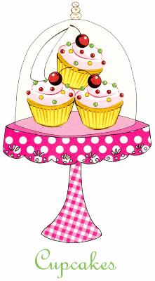 Les cup cake, carte d'art