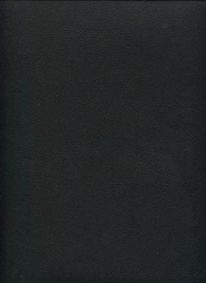 Chevreau noir, papier simili cuir