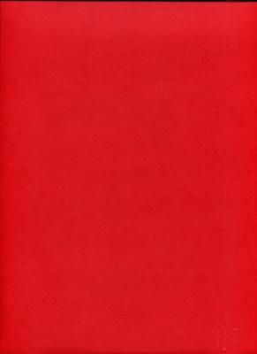 Caprin rouge, simili cuir