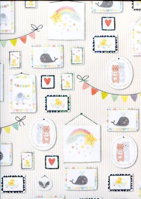 Déco pour bébé, papier fantaisie