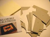Le coffret album photo, kit de cartonnage