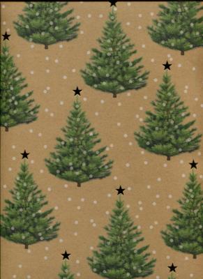 Sapin, papier de Noël