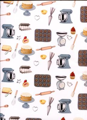 Papier fantaisie anglais, en cuisine