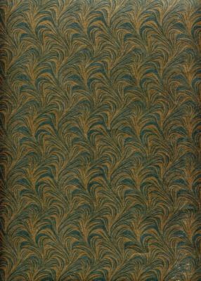 Marbré or fond noir, papier fantaisie