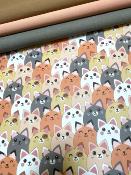 Papier fantaisie anglais, une foule de chats