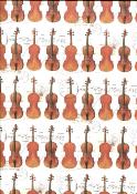 Violon, papier fantaisie musique