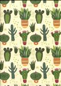 Cactus, papier fantaisie italien