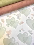 Papier fantaisie coeur de baudruche