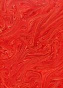 Marbré rouge, papier indien