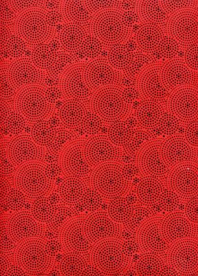 Rondanlo rouge, papier fantaisie indien