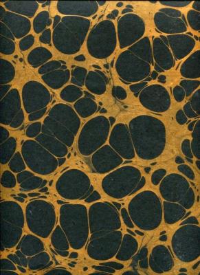 Papier fantaisie indien galet noir et gold