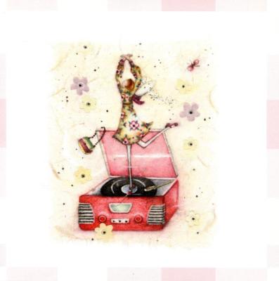 Fée qui danse VW04, carte d'art