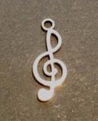 Breloque clef de sol