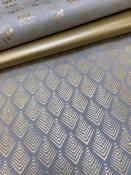Gatsby or fond gris, papier indien